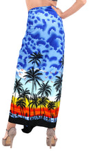 Load image into Gallery viewer, la-leela-swimwear-soft-light-women-bathing-suit-swimsuit-sarong-printed-72x42-royal-blue_3067