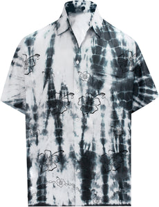 LA LEELA Everyday Essentials Casual Cotton Tropical Hawaiian Mens Shirt at