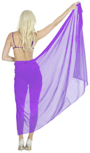 Load image into Gallery viewer, la-leela-womens-bikini-beach-wrap-hawaiian-sarong-swimming-suit-bathing-pareo-beachwear-valentines-day-dress-cover-up-long-78x42-burgundy-122106