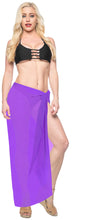 Load image into Gallery viewer, La Leela Women&#39;s Bikini Beach Wrap Hawaiian Sarong Swimming Suit Bathing Pareo Beachwear Valentines Day Dress Cover up Long 78&quot;x42&quot; Burgundy 122106