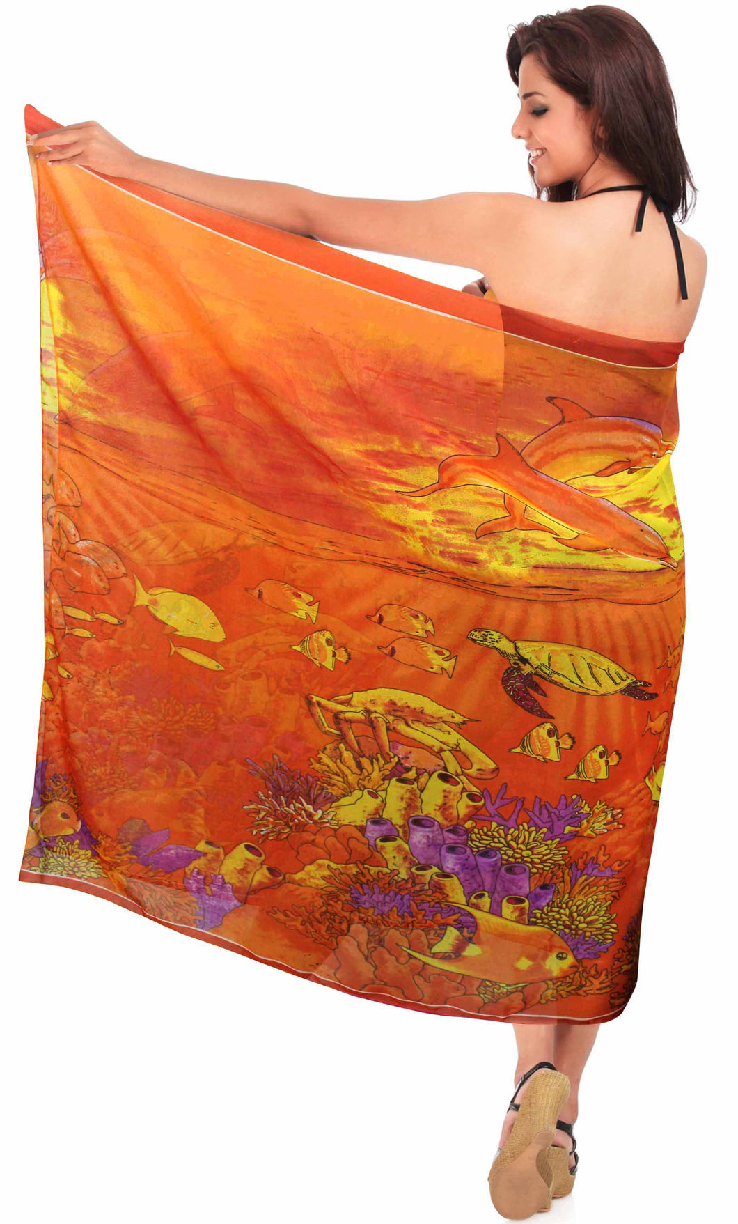 LA LEELA Womens Swim Cover Up Beach Wrap Skirt Hawaiian Sarong 72