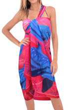 Load image into Gallery viewer, LA LEELA Women&#39;s Swimwear Pareo Sarong Bikini Coverups Wrap 72&quot;x42&quot; Pink_O508