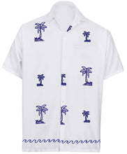 Load image into Gallery viewer, la-leela-mens-aloha-hawaiian-shirt-short-sleeve-button-down-casual-beach-party-White_w820