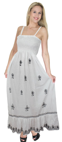 la-leela-evening-beach-swimwear-rayon-solid-maxi-tube-halter-dresses-top-womens-white-2069-one-size