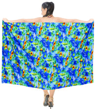 Load image into Gallery viewer, LA LEELA Women&#39;s Beachwear Bikini Wrap Cover up Swimsuit Dress Sarong 1 ONE Size