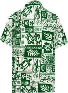 la-leela-shirt-casual-button-down-short-sleeve-beach-shirt-men-aloha-pocket-Shirt-Ghost White_W126