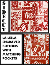 Cargar imagen en el visor de la galería, la-leela-shirt-casual-button-down-short-sleeve-beach-shirt-men-aloha-pocket-Shirt-Ghost White_W129