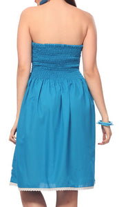 la-leela-evening-beach-swimwear-rayon-solid-batik-casual-cruise-beach-dress-teal-blue-2062-one-size