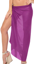 Load image into Gallery viewer, La Leela Women&#39;s Bikini Beach Wrap Hawaiian Sarong Swimming Suit Bathing Pareo Beachwear Valentines Day Dress Cover up Long 78&quot;x42&quot; Pink 122955