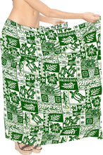 Load image into Gallery viewer, LA LEELA Women&#39;s Swimsuit Cover Up Sarong Pareo Beach Wrap One Size Green_J213