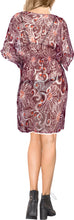 Load image into Gallery viewer, LA LEELA Women Plus Size Chiffon Beach Cover Up Maternity Swimsuit US 8-14 Maroon_J166