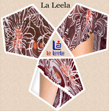 Load image into Gallery viewer, LA LEELA Women Plus Size Chiffon Beach Cover Up Maternity Swimsuit US 8-14 Maroon_J166