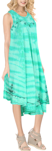 la-leela-rayon-tie-dye-womens-work-casual-dress-green_g405-osfm-14-20w-l-2x