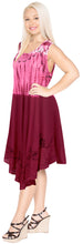 Load image into Gallery viewer, LA LEELA Women&#39;s Plus Size A Line House Wear Dresses L-XL Raspberry-AC1025