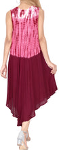 Load image into Gallery viewer, LA LEELA Women&#39;s Plus Size A Line House Wear Dresses L-XL Raspberry-AC1025
