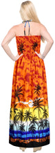 Load image into Gallery viewer, la-leela-soft-printed-short-kaftan-nightgowns-womens-orange-3221-one-size-orange_t779