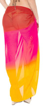 Load image into Gallery viewer, La Leela Women&#39;s Bikini Beach Wrap Hawaiian Sarong Swimming Suit Bathing Pareo Beachwear Dress Cover up Long 68&quot;x42&quot; Maroon 123951