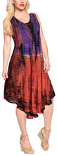Load image into Gallery viewer, la-leela-rayon-tie-dye-beach-halter-casual-dress-beach-cover-upes-long-digital-violet_576-plus-size