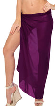 Load image into Gallery viewer, la-leela-sheer-chiffon-cover-up-wrap-sarong-solid-72x42-dark-purple_1751