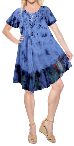 la-leela-rayon-tie-dye-beach-vacation-stretchy-tube-casual-dress-beach-cover-up-blue_3281-plus-size
