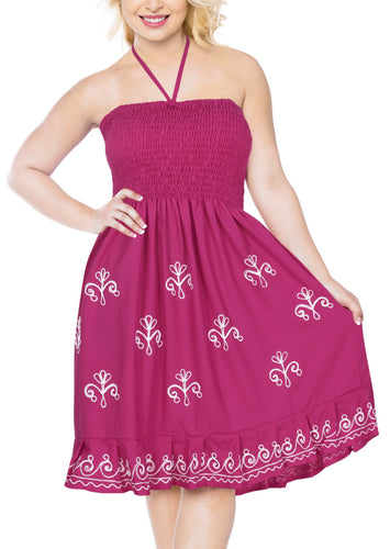 la-leela-evening-beach-swimwear-rayon-solid-beach-womens-long-dress-rani-2138-one-size