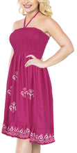 Load image into Gallery viewer, la-leela-evening-beach-swimwear-rayon-solid-beach-womens-long-dress-rani-2138-one-size