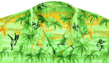 Cargar imagen en el visor de la galería, la-leela-shirt-casual-button-down-short-sleeve-beach-shirt-men-aloha-pocket-Shirt-Green_W48