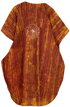 Load image into Gallery viewer, la-leela-cotton-long-caftan-dress-casual-womens-red_c379-osfm-14-18w-l-2x-red_c183