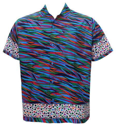 la-leela-shirt-casual-button-down-short-sleeve-beach-shirt-men-aloha-pocket-Blue_W315