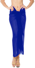 Load image into Gallery viewer, la-leela-sheer-chiffon-beach-women-wrap-sarong-solid-90x42-royal-blue_1742