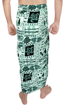 Load image into Gallery viewer, LA LEELA Men&#39;s Bath Trunk Beachwear Sarong Shower Wrap One Size Green