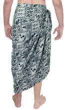 Load image into Gallery viewer, LA LEELA Men&#39;s Standard Casual Sarong Long Shower Wrap One Size Green