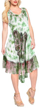 Load image into Gallery viewer, la-leela-rayon-tie-dye-beach-halter-casual-dress-beach-cover-up-long-digital-sea-green_514-plus-size
