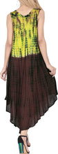 Load image into Gallery viewer, Women&#39;s Caftan Cover up RAYON Beach MAXI DRESS Coverup CASUAL HAND Tie Dye Beach
