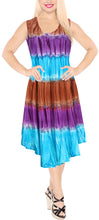 Load image into Gallery viewer, la-leela-rayon-tie-dye-hawaiian-long-swimsuit-caftan-red-583-plus-size-red_h648