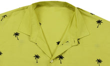 Load image into Gallery viewer, la-leela-mens-beach-hawaiian-casual-aloha-button-down-short-sleeve-shirt-mustard_w833