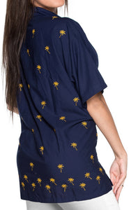 la-leela-womens-beach-casual-hawaiian-blouse-short-sleeve-button-down-shirt-navy-blue-aloha