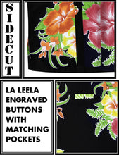 Load image into Gallery viewer, LA LEELA Men Regular Size Beach hawaiian Shirt Aloha Tropical Beach  front Pocket Short sleeve Pink