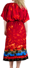 Load image into Gallery viewer, la-leela-soft-printed-kaftan-maxi-nightgowns-womens-orange-73-one-size-orange_n883