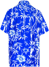 Load image into Gallery viewer, LA LEELA Shirt Casual Button Down Short Sleeve Beach Shirt Men Aloha Pocket 166 1890