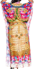 Load image into Gallery viewer, la-leela-lounge-soft-digital-beach-wear-lounge-caftan-top-multi-79-one-size