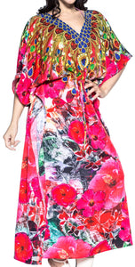 la-leela-lounge-soft-digital-cruise-vintage-vacation-caftan-womens-multi-194-one-size