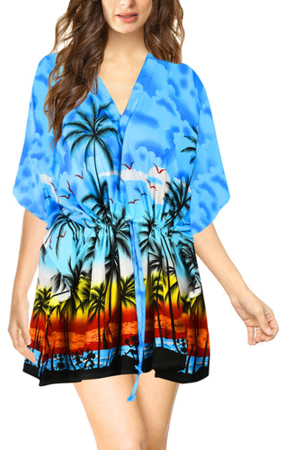 la-leela-bikni-swimwear-soft-fabric-printed-beachwear-loose-cover-up-OSFM 16-28W [XL- 4X]-Blue_S815