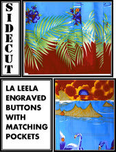 Load image into Gallery viewer, la-leela-shirt-casual-button-down-short-sleeve-beach-shirt-men-aloha-pocket-Blood Red_W61