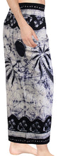 Load image into Gallery viewer, La Leela Men&#39;s Hawaiian Beach Wrap Sheer Sarong Swimming Bathing Suit Towel Beachwear Swim Pareo Cover up Long 72&quot;X42&quot;  Blue 130609