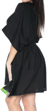 Load image into Gallery viewer, La Leela Smooth Rayon Dress Swimsuit Plus Plain Bikini Coverup Caftan Green
