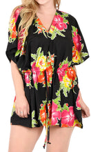 Load image into Gallery viewer, la-leela-bikni-swimwear-soft-fabric-printed-beachwear-loose-cover-up-osfm-14-28-l-4x-red_1984