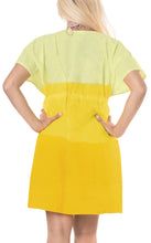 Load image into Gallery viewer, LA LEELA Women&#39;s Summer Ombre Yellow Cotton Cover up Beach Swimsuit Bikini Wrap