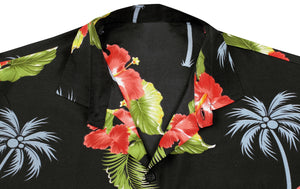 la-leela-shirt-casual-button-down-short-sleeve-beach-shirt-men-aloha-pocket-Shirt-Halloween Black_W365