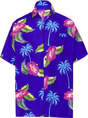 la-leela-shirt-casual-button-down-short-sleeve-beach-shirt-men-aloha-pocket-Shirt-Blue_W366